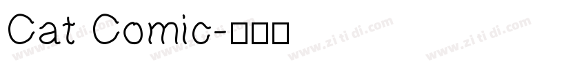 Cat Comic字体转换